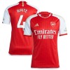 Arsenal 2023-24 White 4 Hjemme - Herre Fotballdrakt